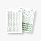 Fated Mates - Shades of Green Text and Reaction Annotation Stickers - Dark Midnight Design Co