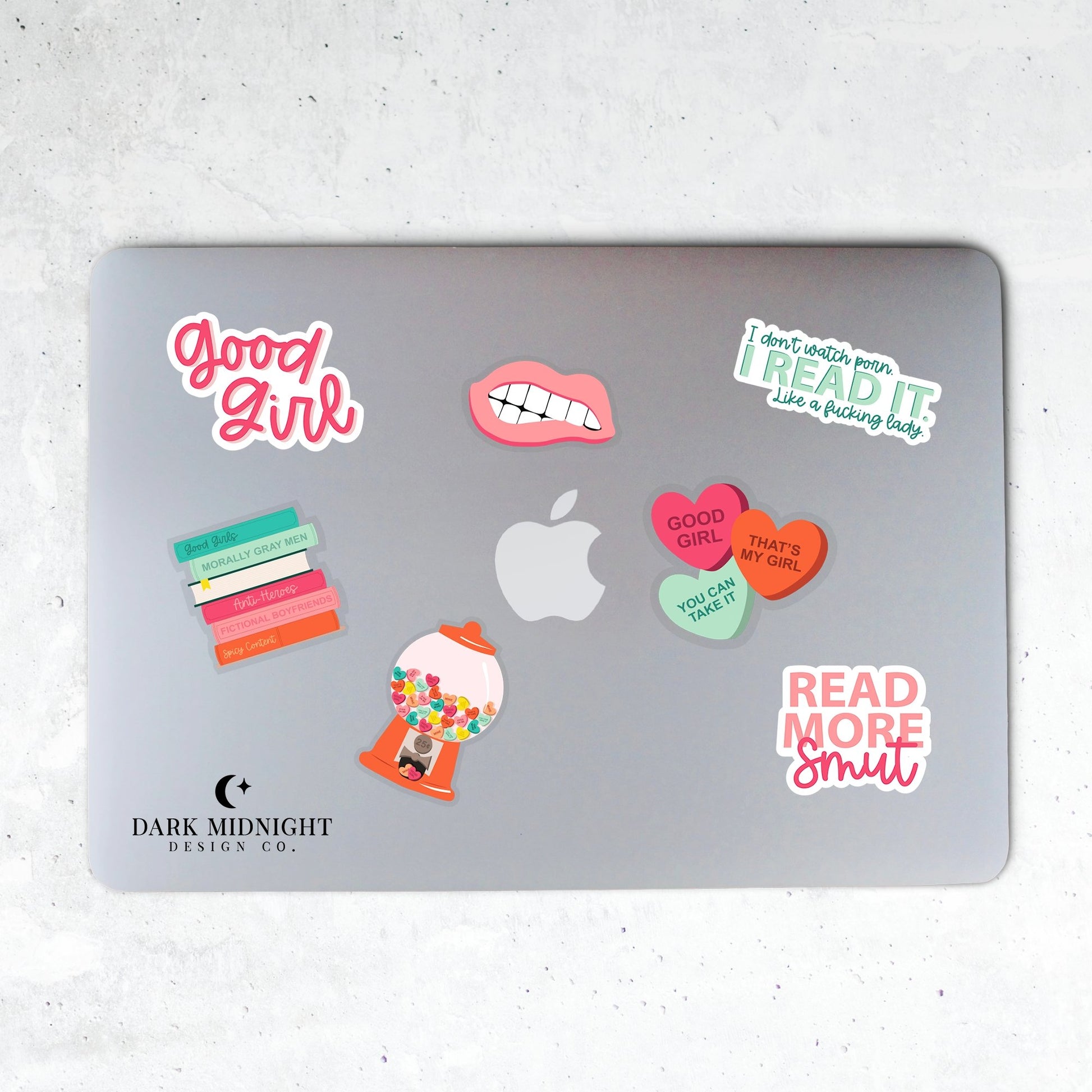 Good Girl Candy Hearts Sticker - Dark Midnight Design Co