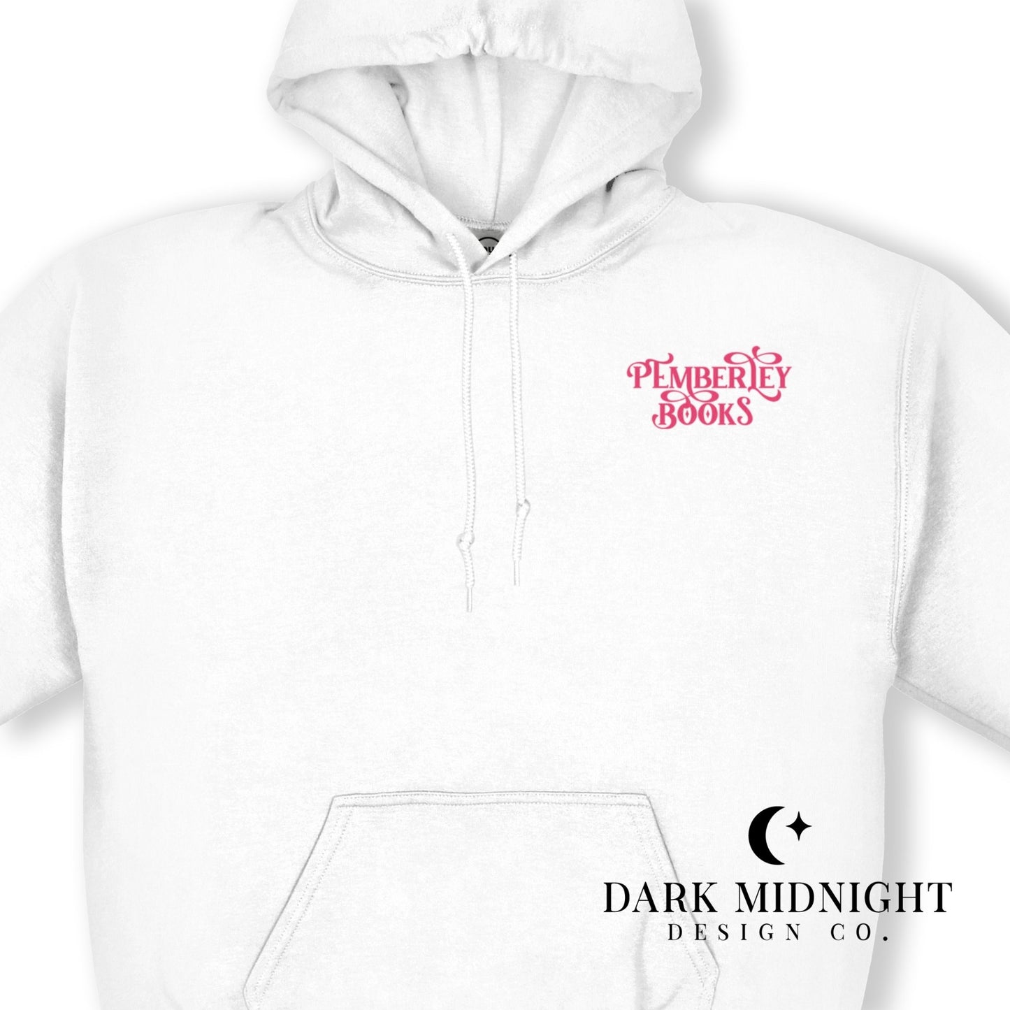 Pemberley Books Mural Hoodie - Officially Licensed Queen's Cove Series - Dark Midnight Design Co