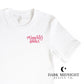 Pemberley Books Mural Tee - Officially Licensed Queen's Cove Series - Dark Midnight Design Co