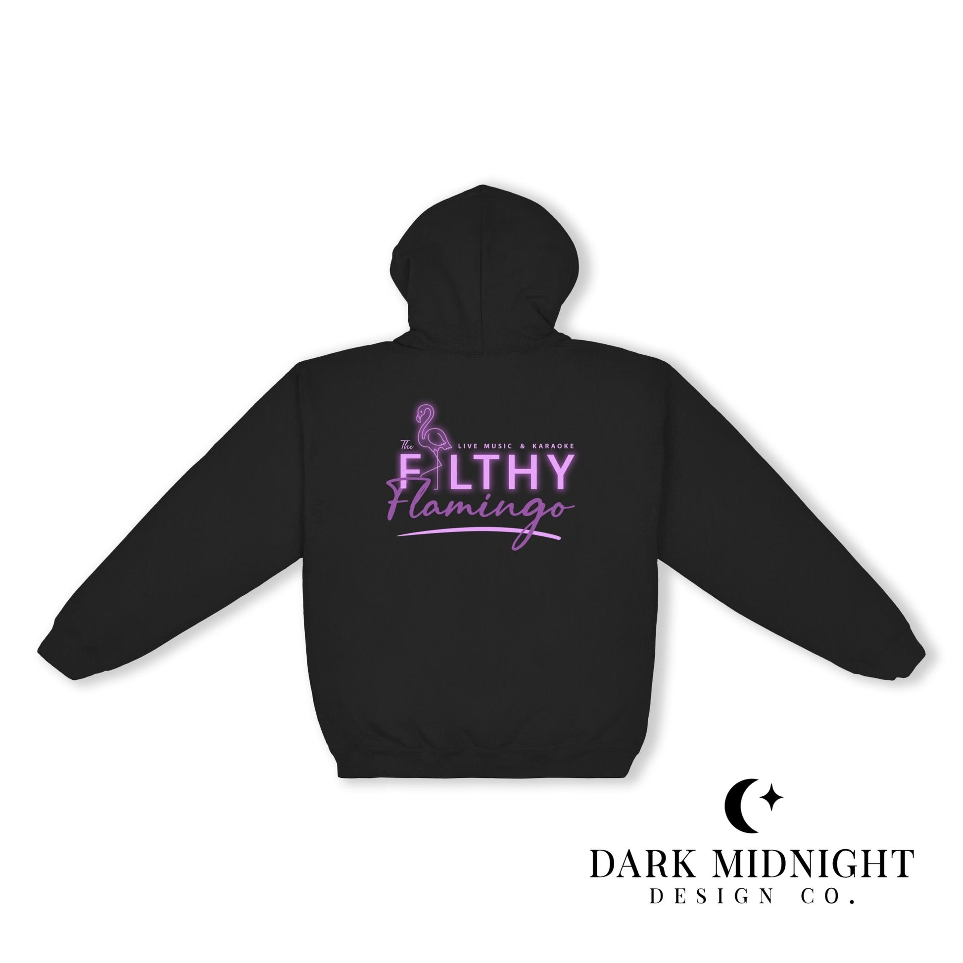 Pre-Order: Filthy Flamingo Hoodie - Officially Licensed Vancouver Storm Series - Dark Midnight Design Co