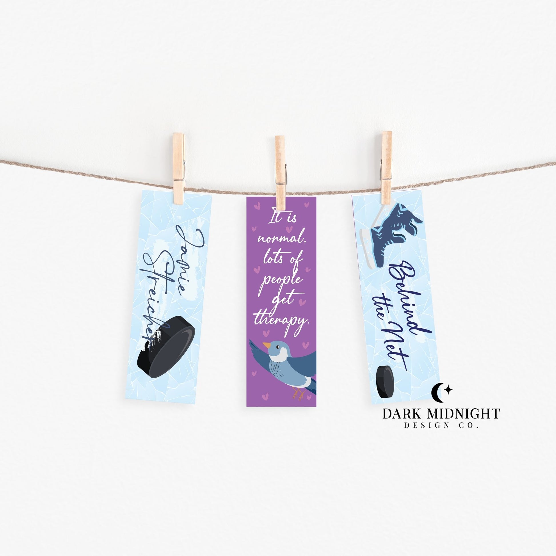Pre-Order: Songbird Bookmark - Officially Licensed Vancouver Storm Series - Dark Midnight Design Co