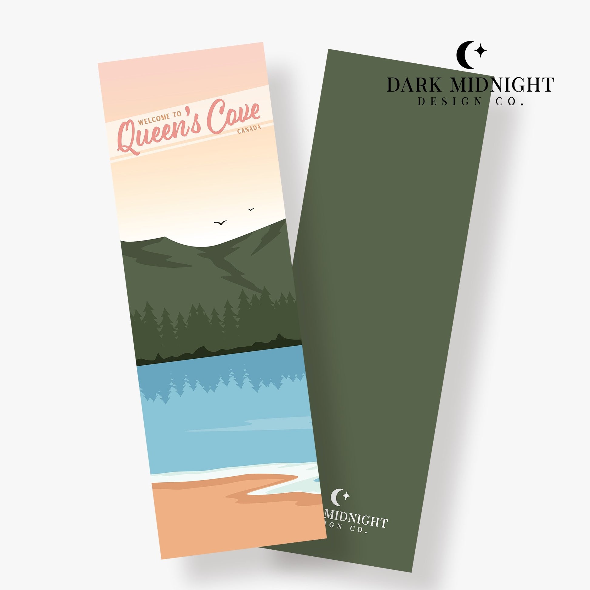 Scenic Queen's Cove Bookmark - Officially Licensed Queen's Cove Series - Dark Midnight Design Co