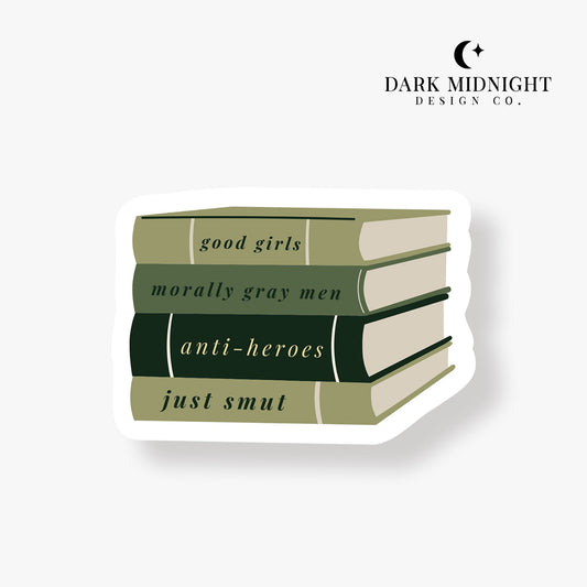 TLBH Book Stack Sticker - Dark Midnight Design Co